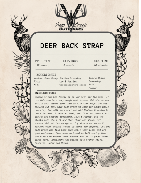 Deer Back Strap