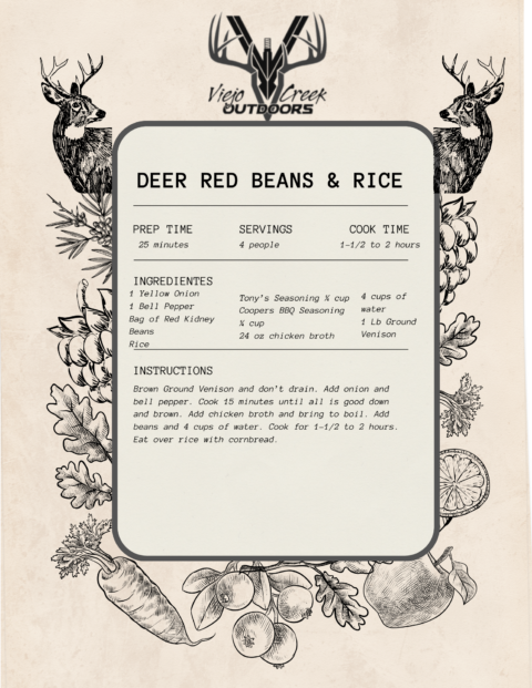 Deer Red Beans & Rice