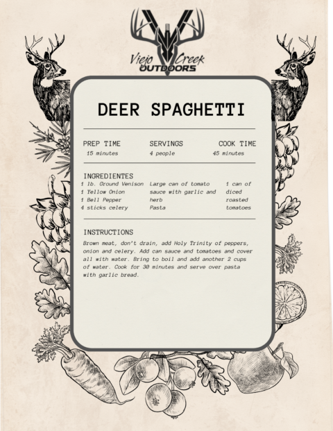 Deer Spaghetti
