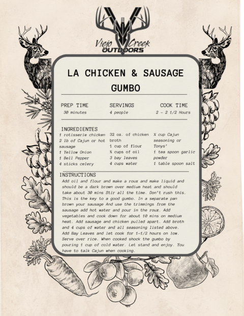 LA Chicken Sausage Gumbo