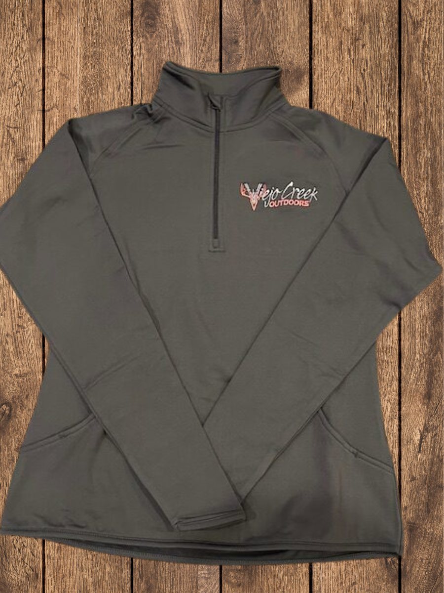 Quarter Zip Long Sleeve Pullover - Women - VCOLST850 - Image 3