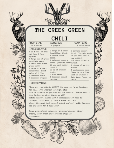The Creek Green Chili