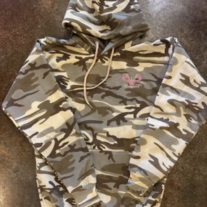 Pullover Camouflage Hooded Sweatshirt - Women - VCOLPC78HC