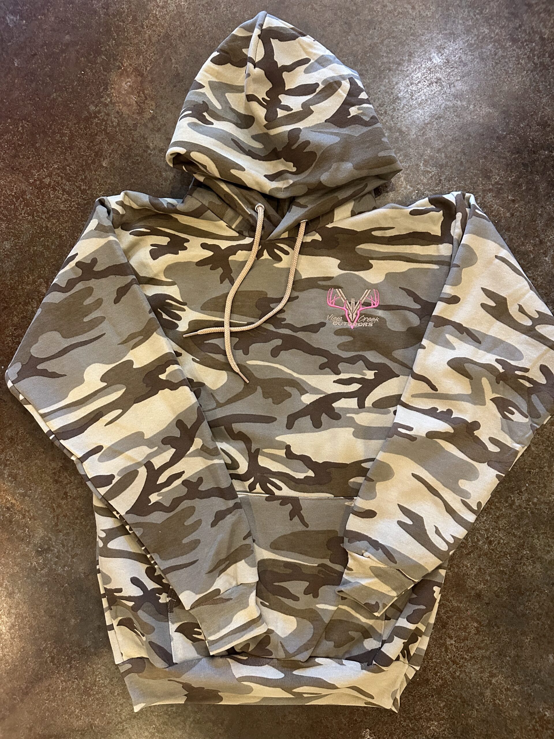 Pullover Camouflage Hooded Sweatshirt - Women - VCOLPC78HC