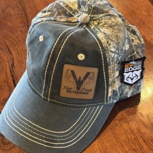 Pigment Print Leather and Realtree Camouflage Hat - VCOC819Edge