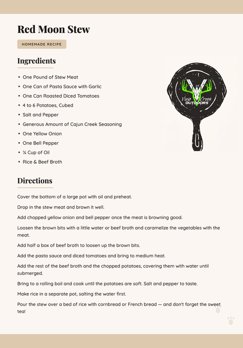 Red Moon Stew Recipe